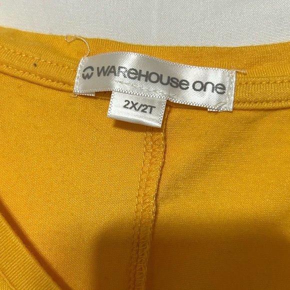 Warehouse one - 2X  Mustard Yellow Tank Top- perfect fall colour- new/like new - Picture 5 of 6